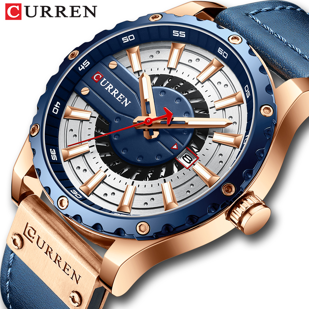 Smartwatch Watches For Men Brands - CURREN Fashion Mens Watches Waterproof Top