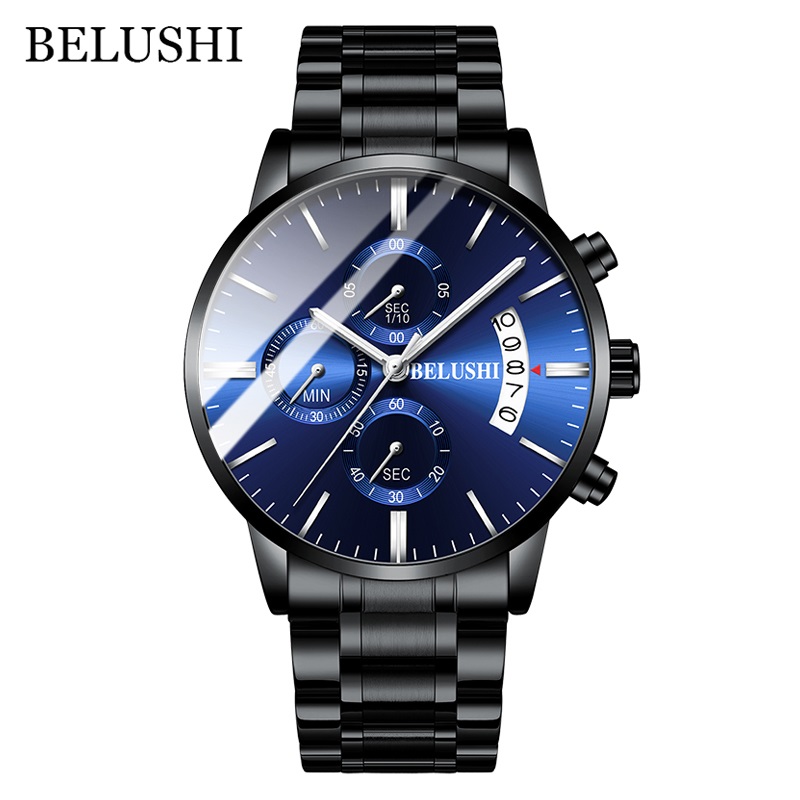 Smartwatch Watches For Men Brands - BELUSHI Fashion Men's Quartz Watch Chronograph
