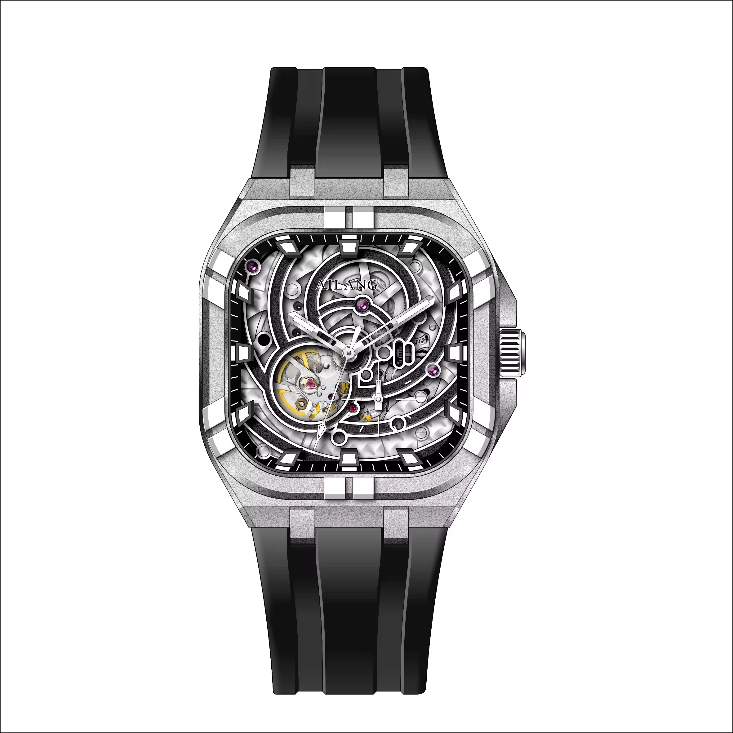 Skeleton Mechanical Watch - High Quality Newest Customized 2026 AILANG