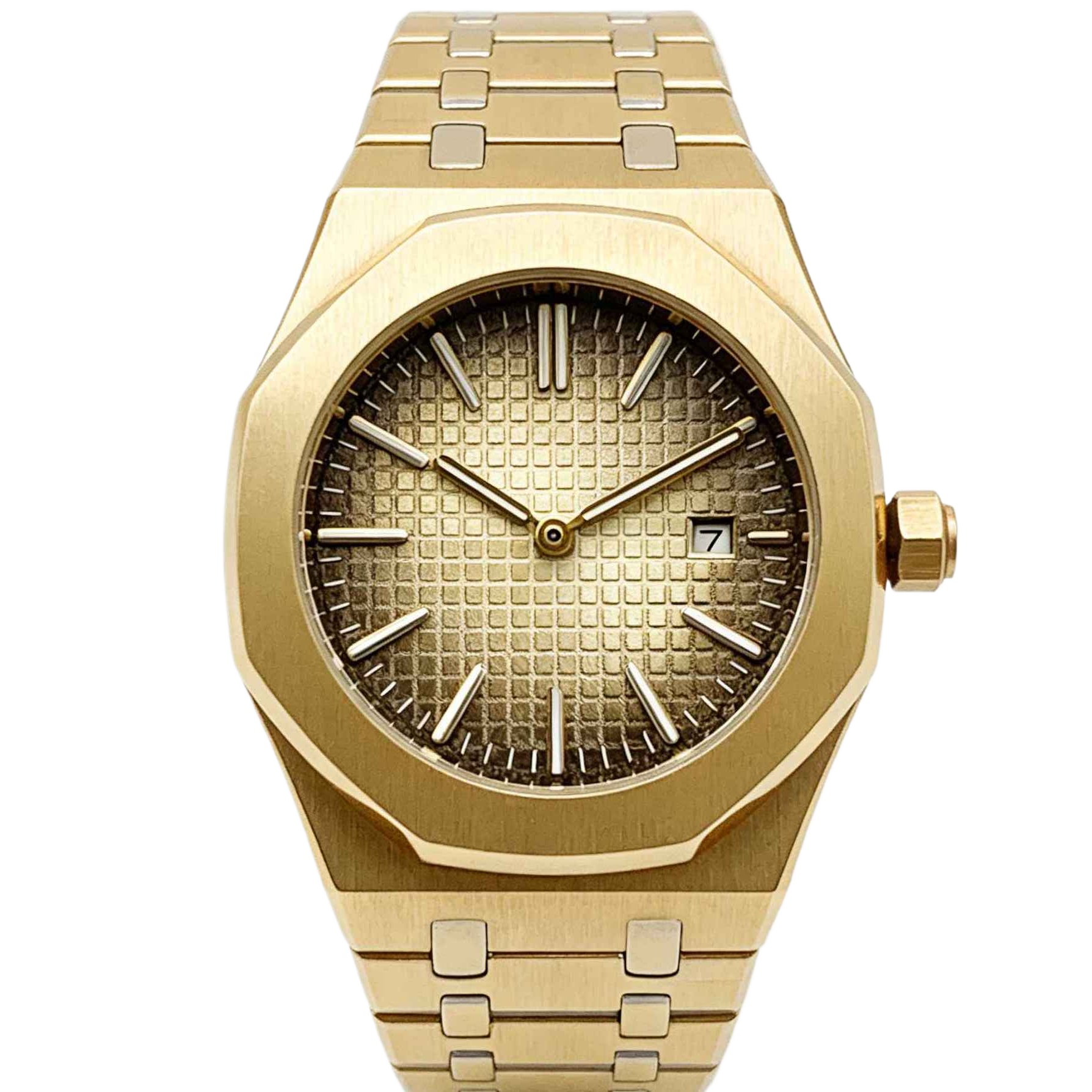 Skeleton Mechanical Watch - 42mm Streamlined Modern Mens Luxury Watches