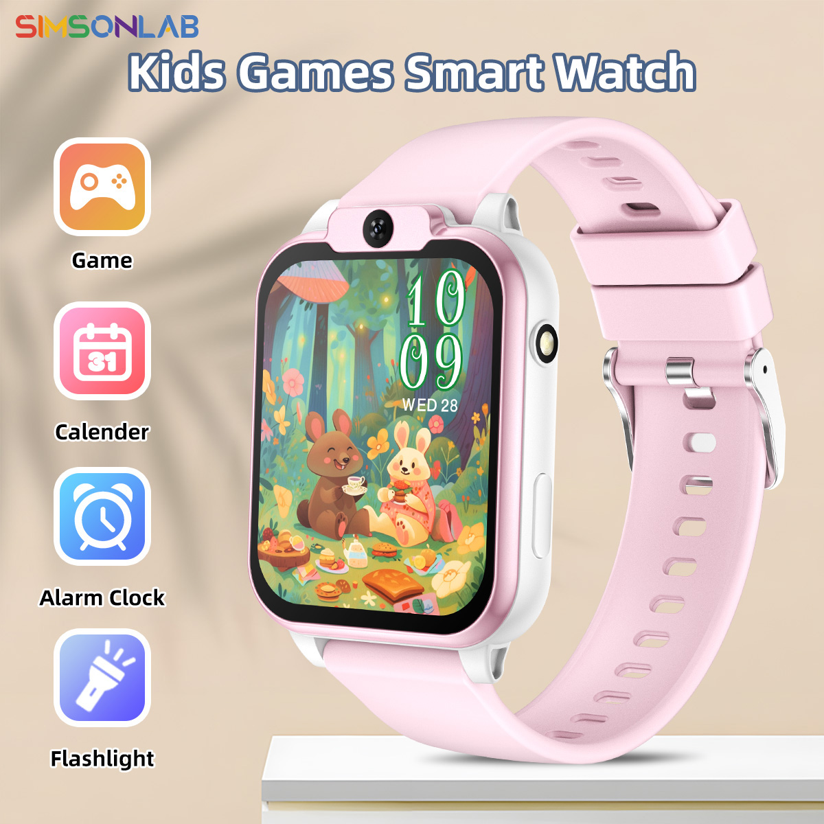 Smartwatch Watches For Boys - Children Smartwatch Study Partner Multifunctional Camera
