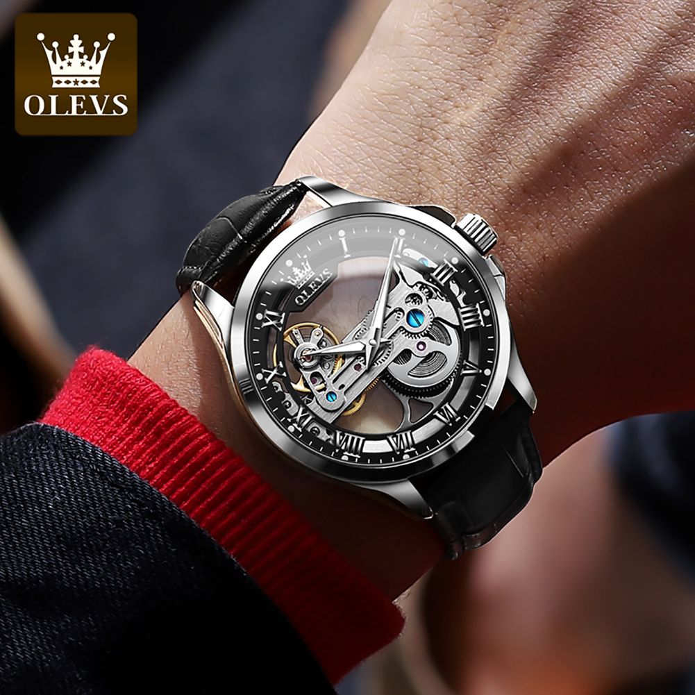 OLEVS Couple Watches Original  - Skeleton Mechanical Watch incelemesi ve fiyatı