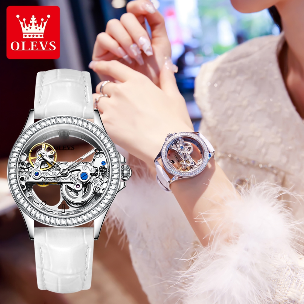OLEVS Couple Watches Original  - Skeleton Mechanical Watch incelemesi ve fiyatı