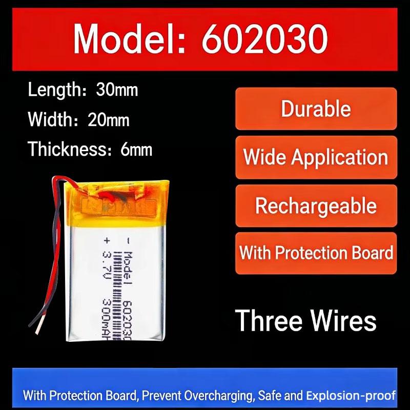 3.7V 300mAh 602030 Lithium Bat - Smartwatch Watches With Bluetooth incelemesi ve fiyatı