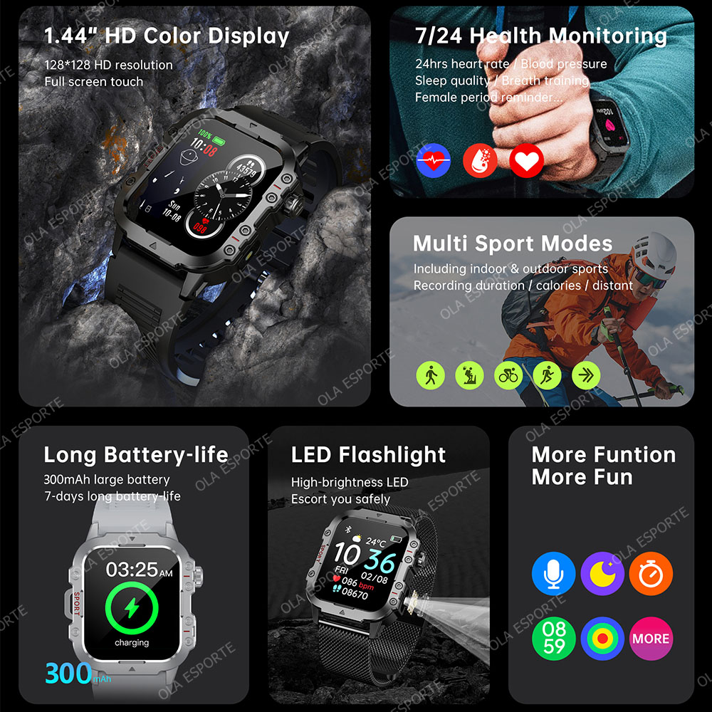 2026 New Rugged Military GPS S - Smartwatch Watches For Women With Gps incelemesi ve fiyatı