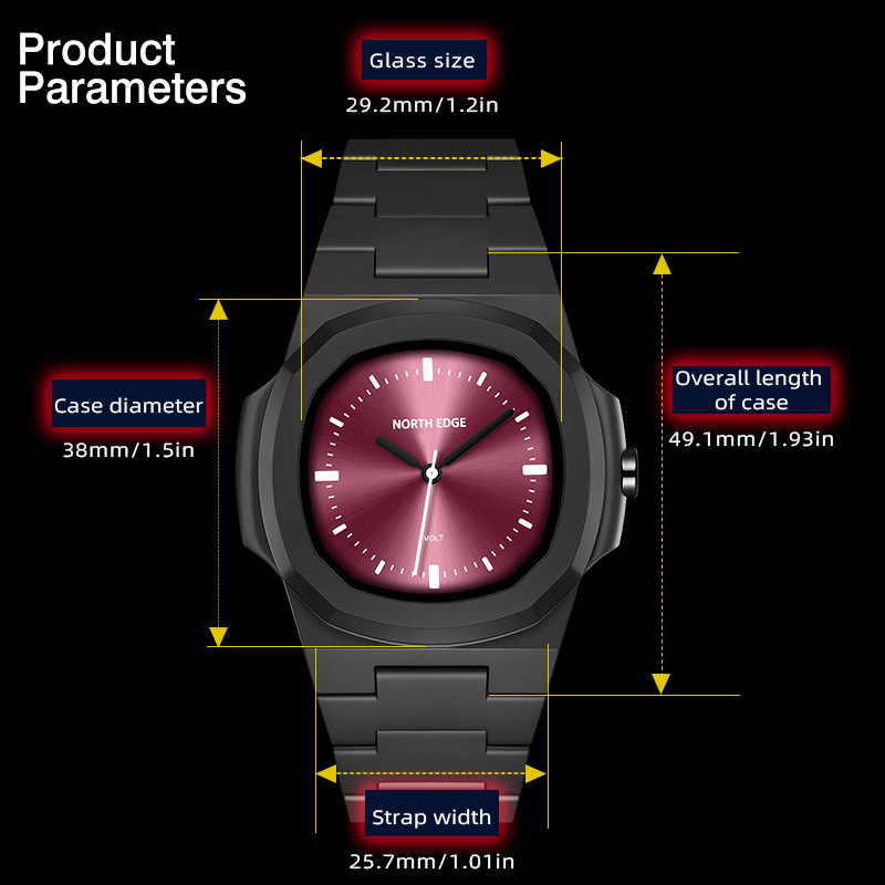 NORTH EDGE Watch for Man New V - Waterproof Diving Watch incelemesi ve fiyatı