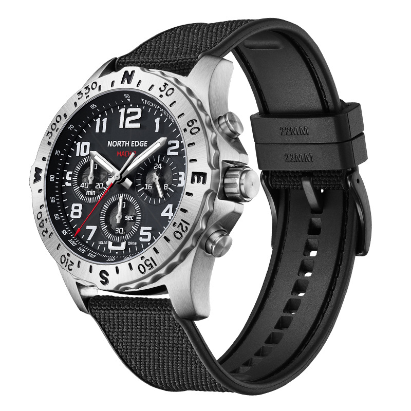 NORTH EDGE Men Watch Solar Pow - Smartwatch Premium Watches For Men incelemesi ve fiyatı