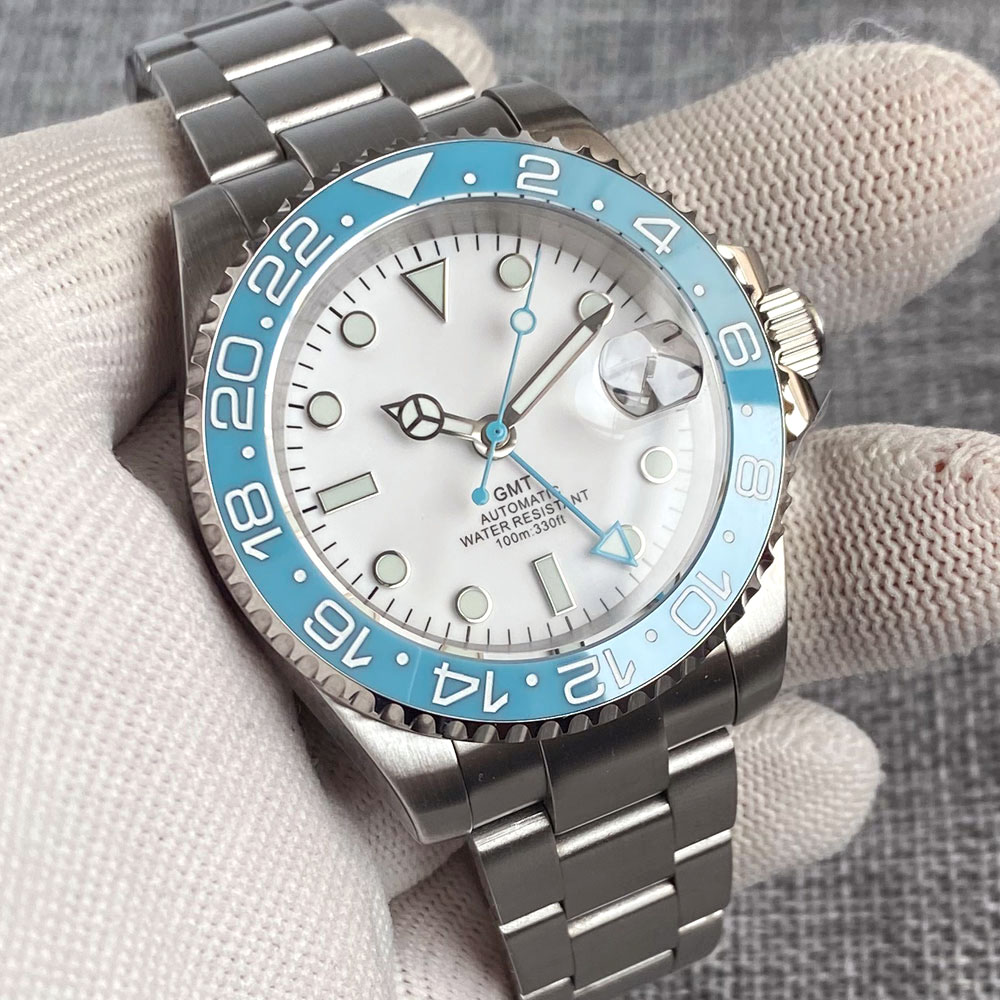 Customized 40mm Ice Blue Dial  - Waterproof Diving Watch incelemesi ve fiyatı