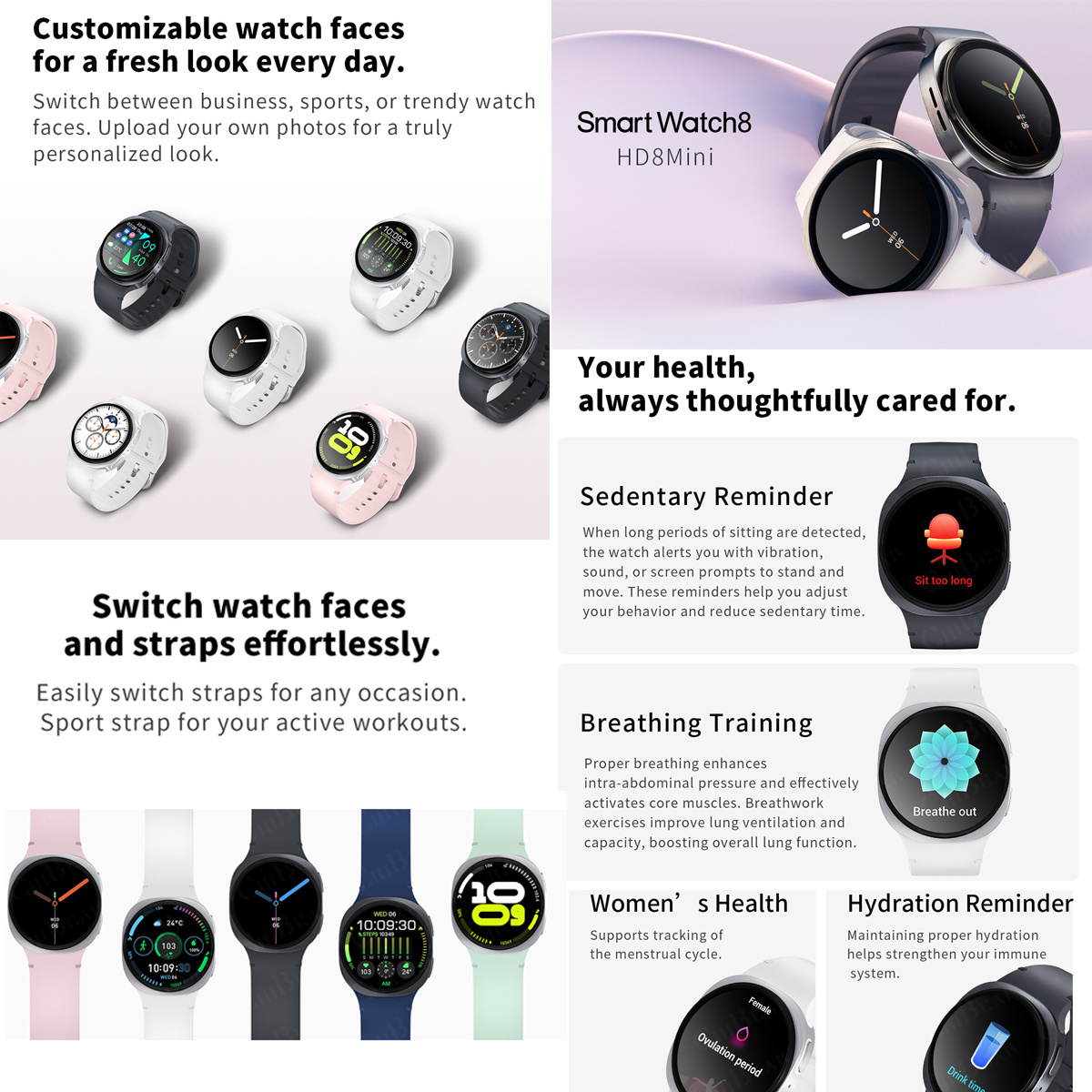 2026 New Watches 8 Mini GPS Tr - Smartwatch Watches For Women With Gps incelemesi ve fiyatı