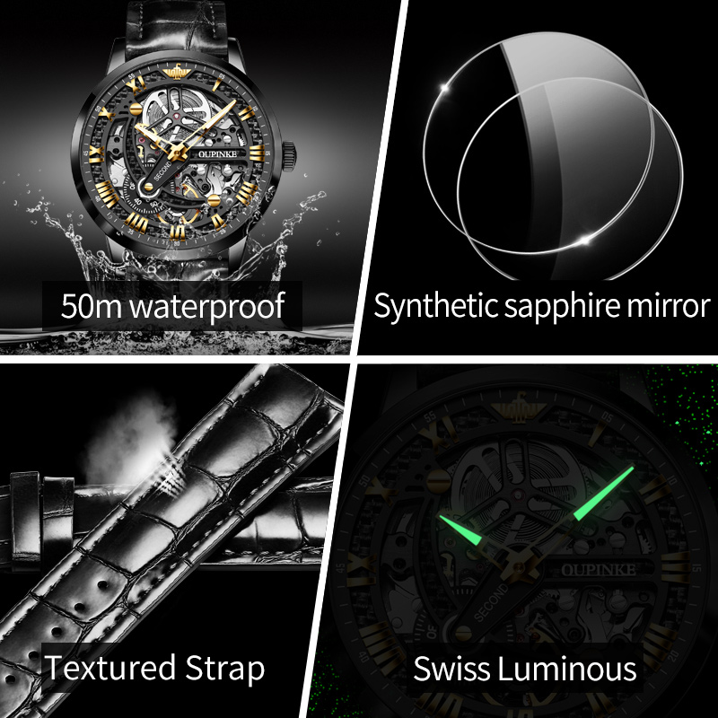 OUPINKE 3173 Original Leather  - Smartwatch Watches For Men Brands incelemesi ve fiyatı