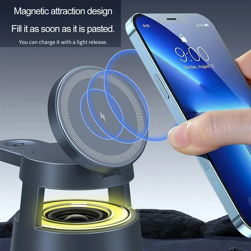 15W Wireless Charger Stand 5 i - Smartwatch Watches With Bluetooth incelemesi ve fiyatı
