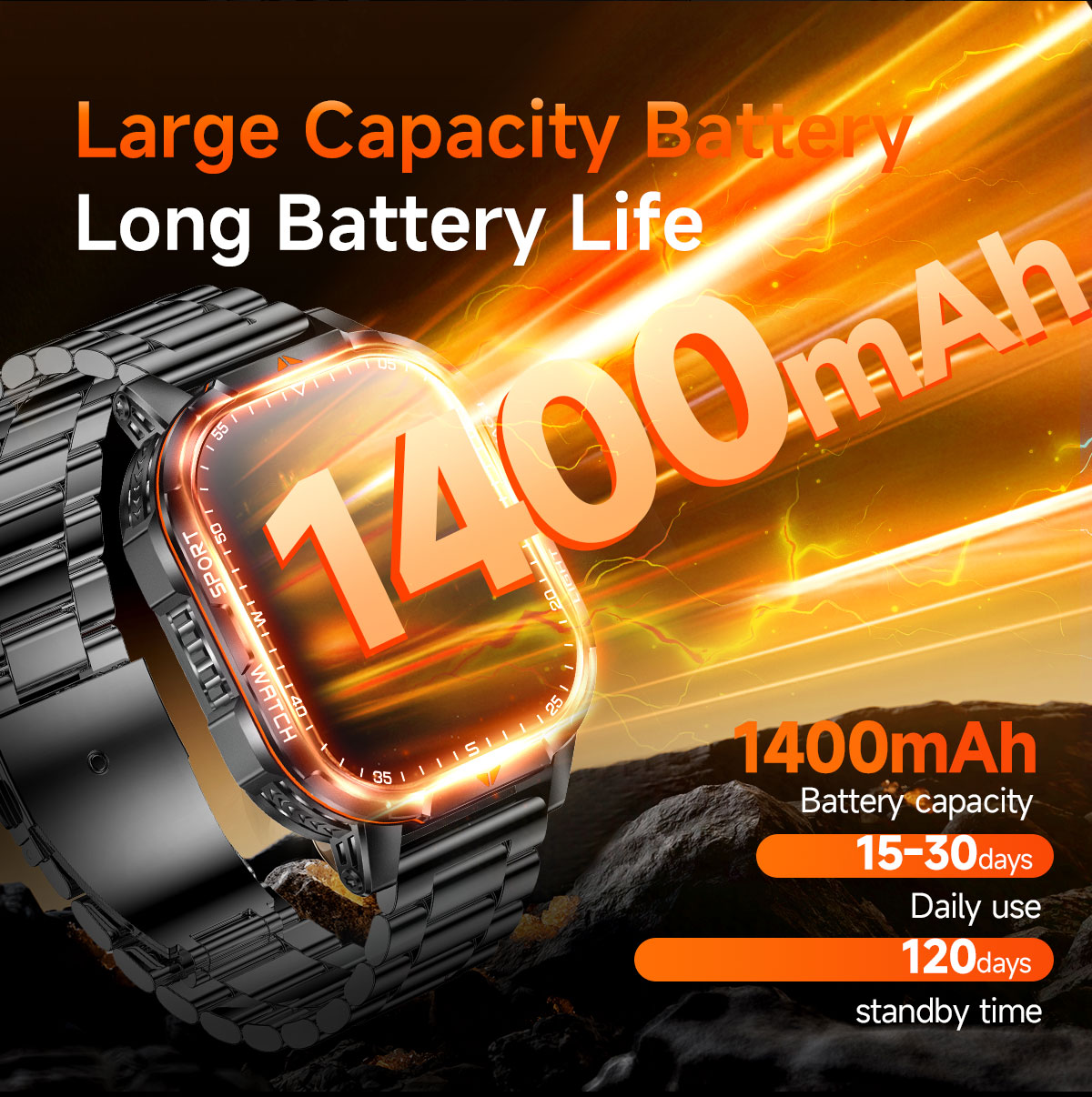 2026 New 1400mAh Super Large B - Smartwatch Watches For Women With Gps incelemesi ve fiyatı