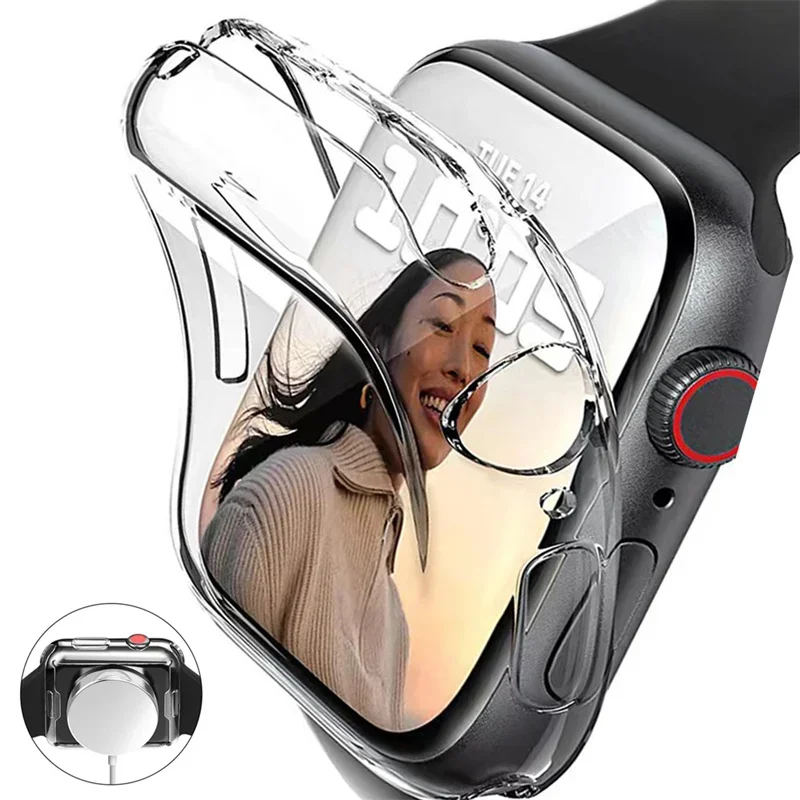 Transparent Cover For Apple Wa - Iwatch Smartwatch Series 7 incelemesi ve fiyatı