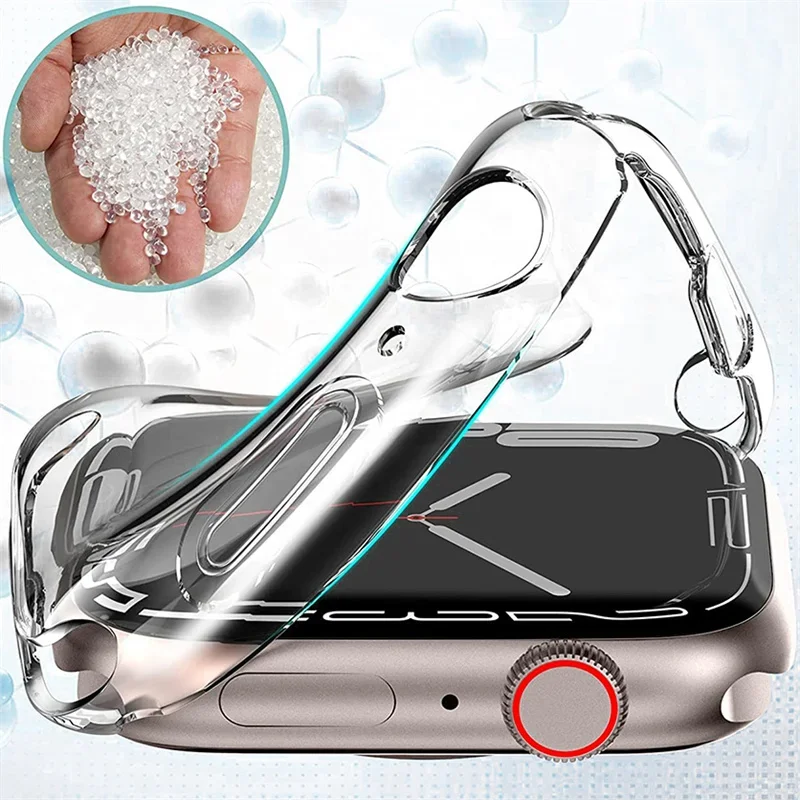 Transparent Cover For Apple Wa - Iwatch Smartwatch Series 7 incelemesi ve fiyatı