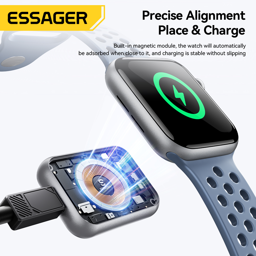 Essager 5W Magnetic Wireless C - Iwatch Smartwatch Series 7 incelemesi ve fiyatı