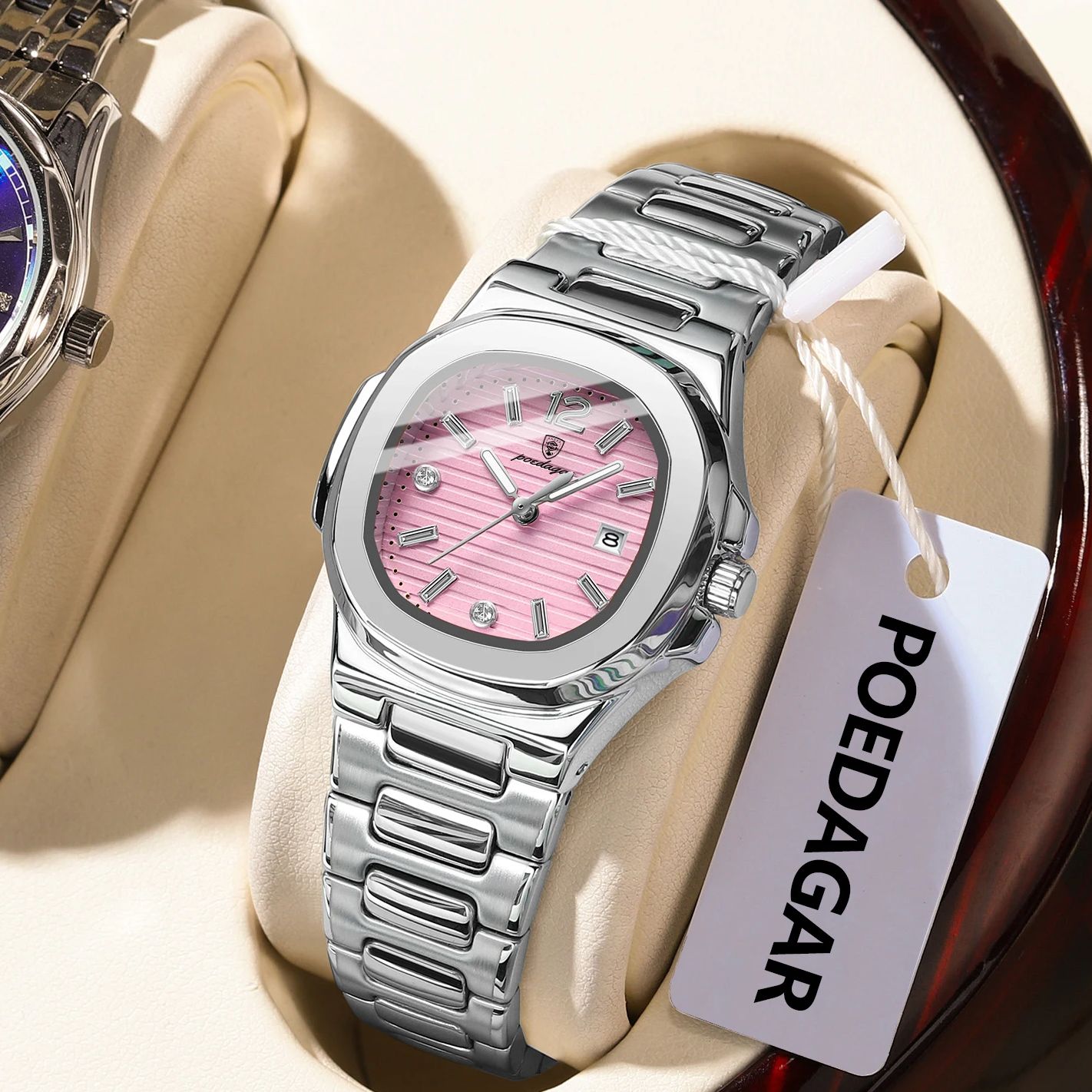 POEDAGAR Square Fashion Woman  - Waterproof Diving Watch incelemesi ve fiyatı