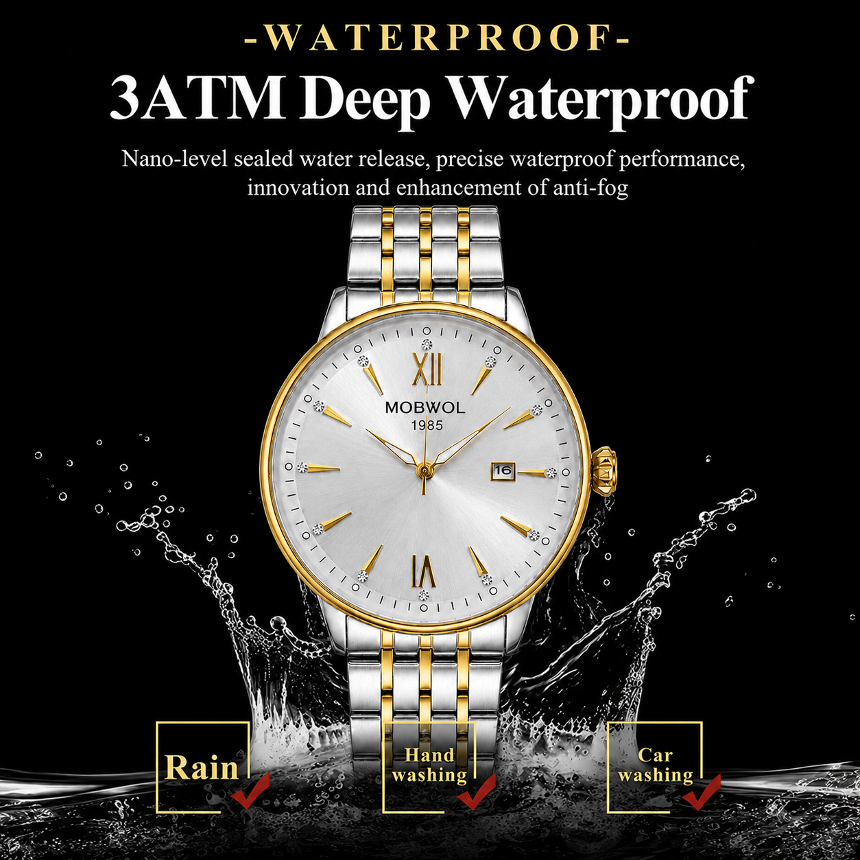 MOBWOL Fashion Luxury Business - Smartwatch Premium Watches For Men incelemesi ve fiyatı