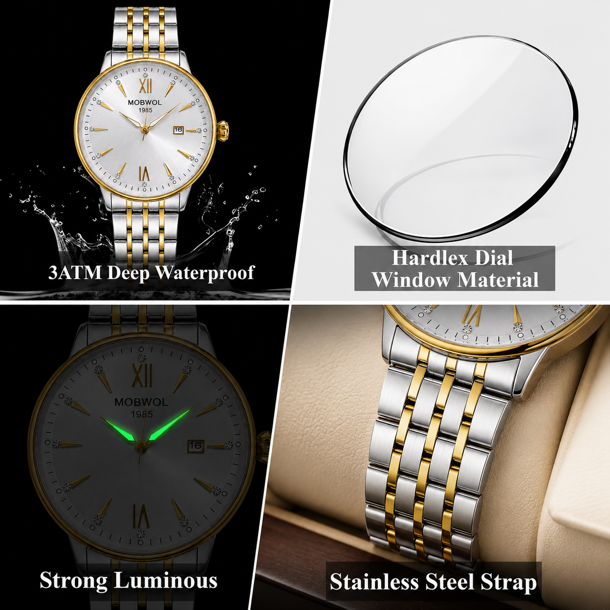 MOBWOL Fashion Luxury Business - Smartwatch Premium Watches For Men incelemesi ve fiyatı