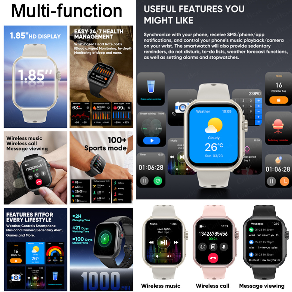 Watch Ultra K62 Men Women 1000 - Smartwatch Watches For Women With Gps incelemesi ve fiyatı