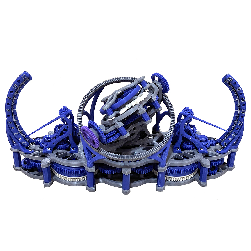 Random color 3d print tourbill - Skeleton Mechanical Watch incelemesi ve fiyatı