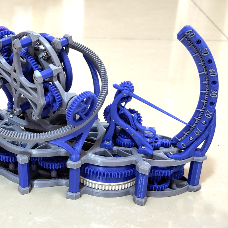 Random color 3d print tourbill - Skeleton Mechanical Watch incelemesi ve fiyatı