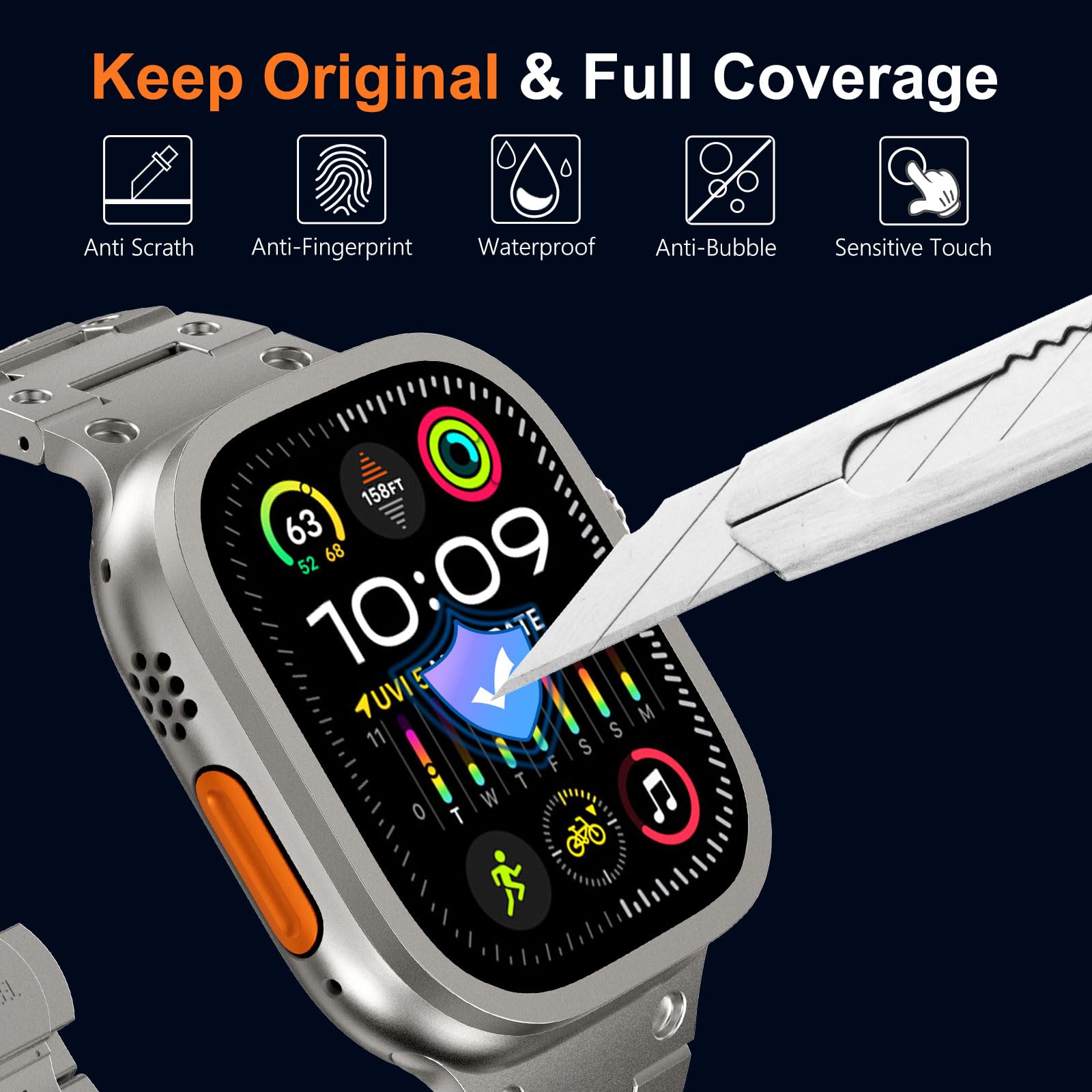 Tempered Glass for Apple Watch - Smartwatch Apple Watches For Men incelemesi ve fiyatı