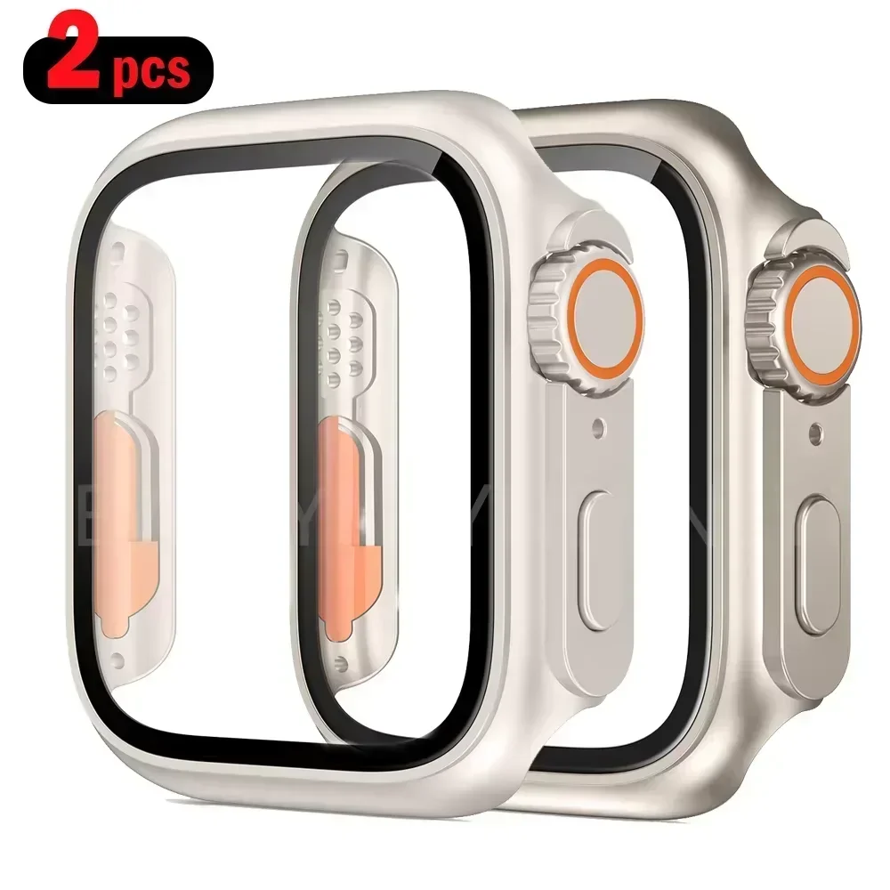 2PCS Tempered Glass+Cover For  - Iwatch Smartwatch Series 7 incelemesi ve fiyatı