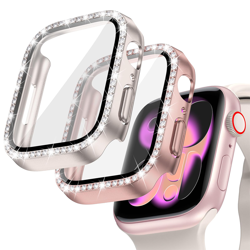 Diamond Case+Glass For Apple w - Iwatch Smartwatch Series 7 incelemesi ve fiyatı