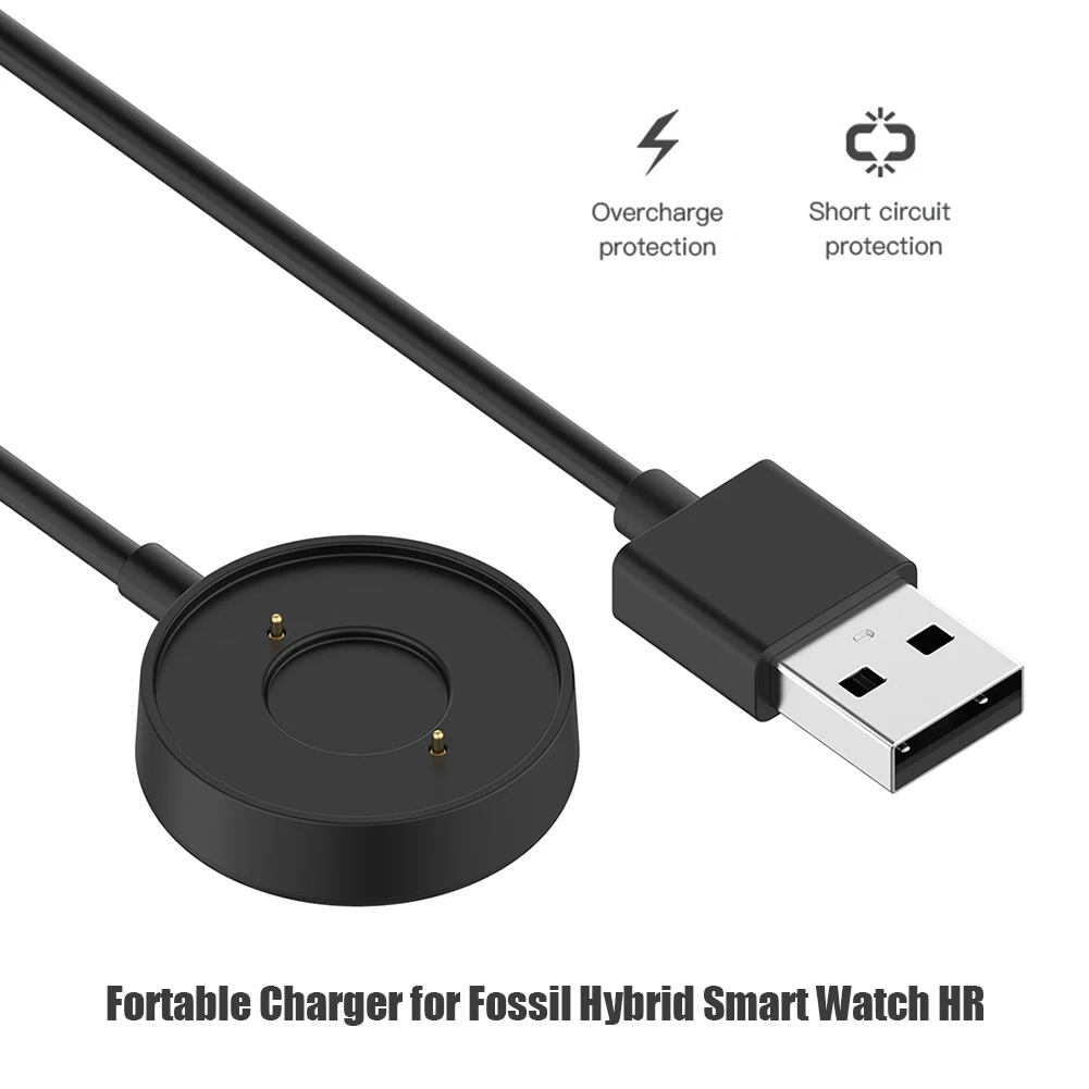 3 Feet Cable USB Charger Small - Fossil Watches Smartwatch Charger incelemesi ve fiyatı