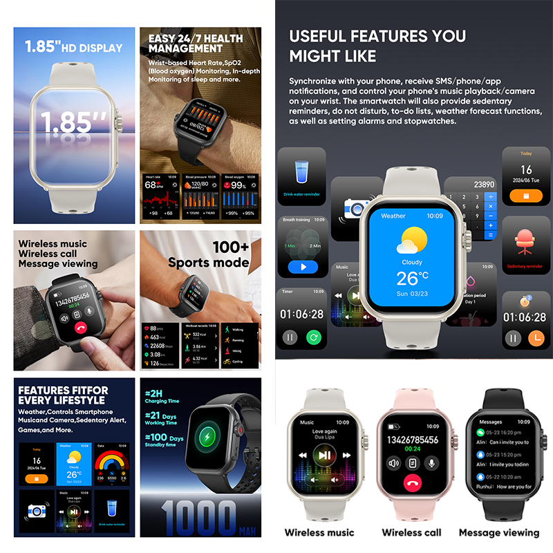 Watch Ultra K62 Men Women 1000 - Smartwatch Watches For Women With Gps incelemesi ve fiyatı