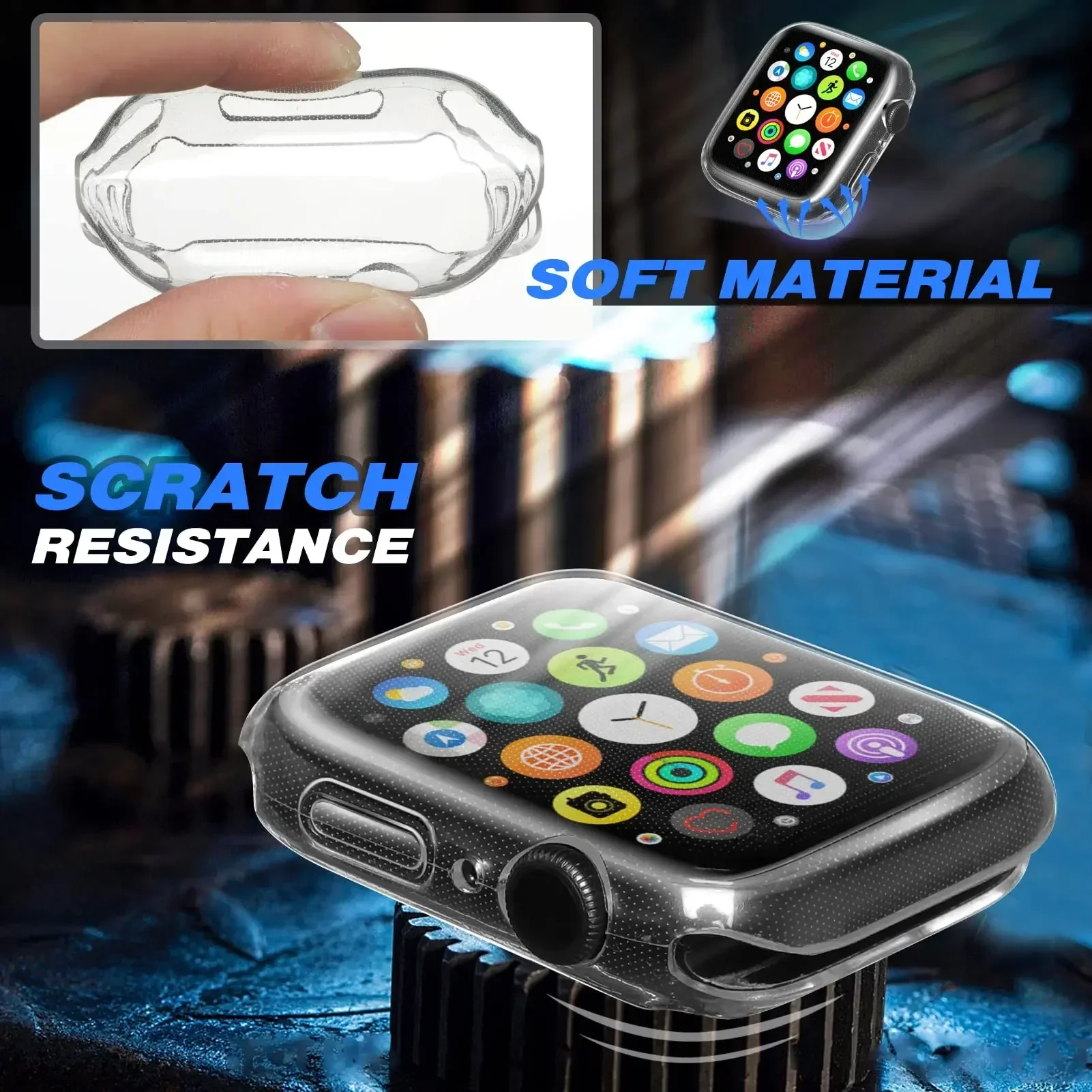 Cover For Apple Watch Case 44m - Smartwatch Watches Girls incelemesi ve fiyatı