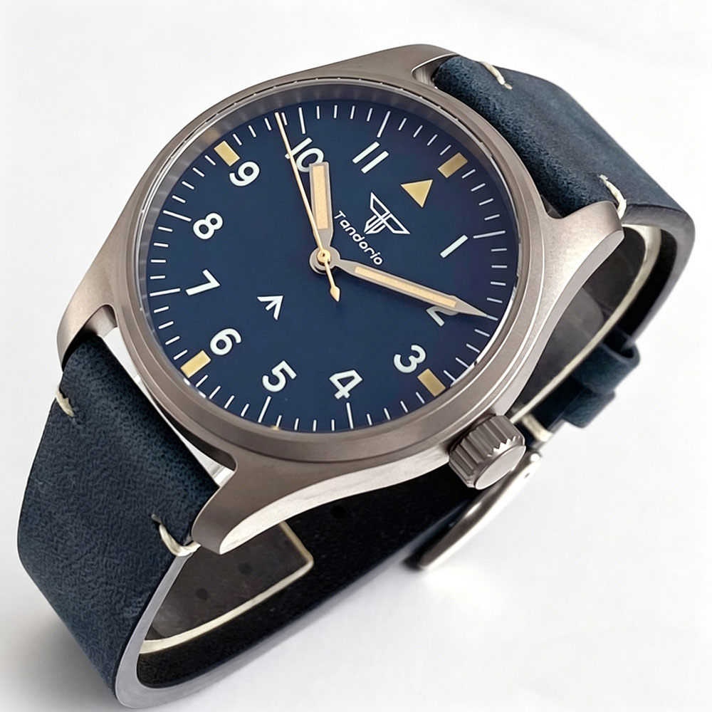 New 39mm Titanium Pilot Watch  - Vintage Digital Watch incelemesi ve fiyatı