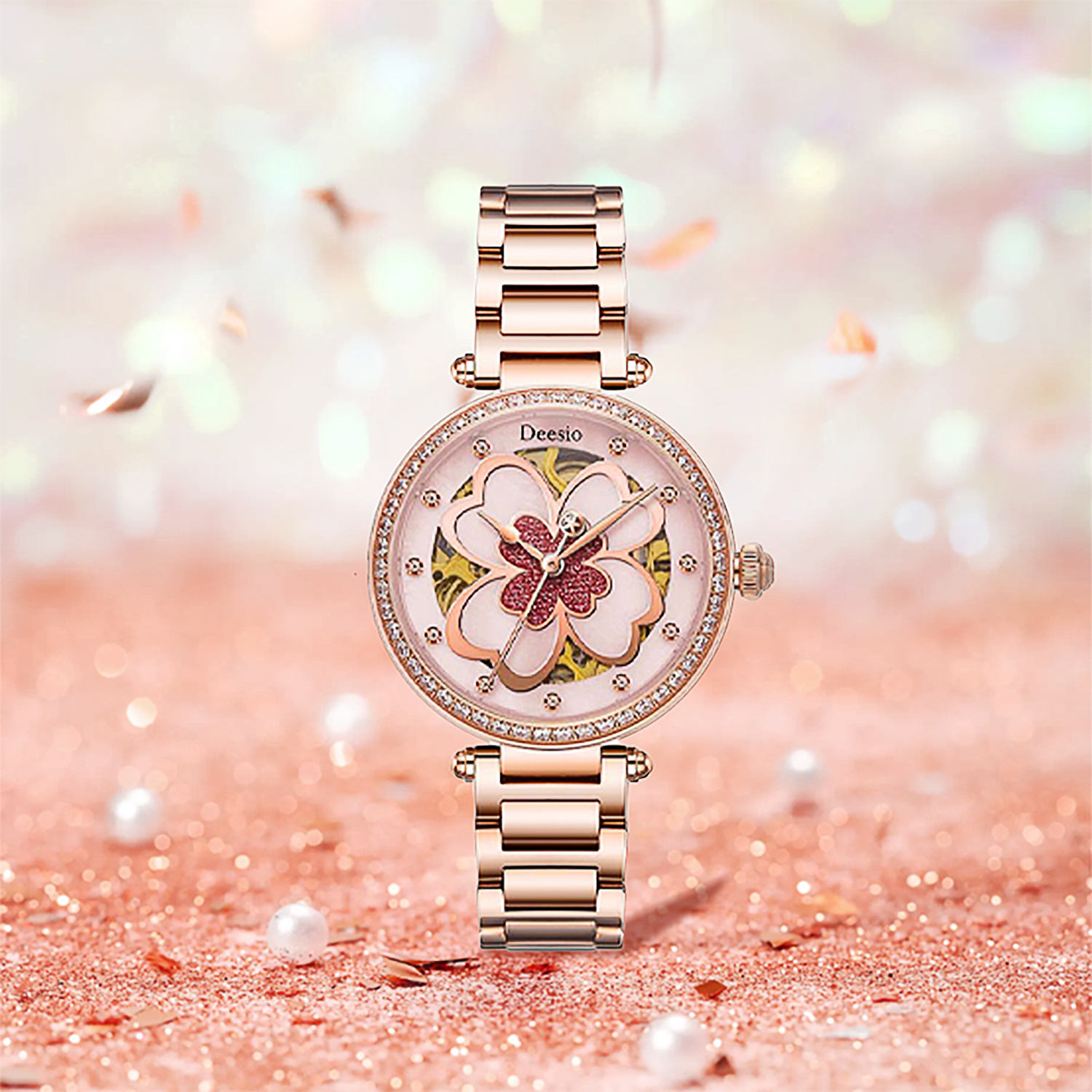 Deesio Women's Automatic Mecha - Skeleton Mechanical Watch incelemesi ve fiyatı