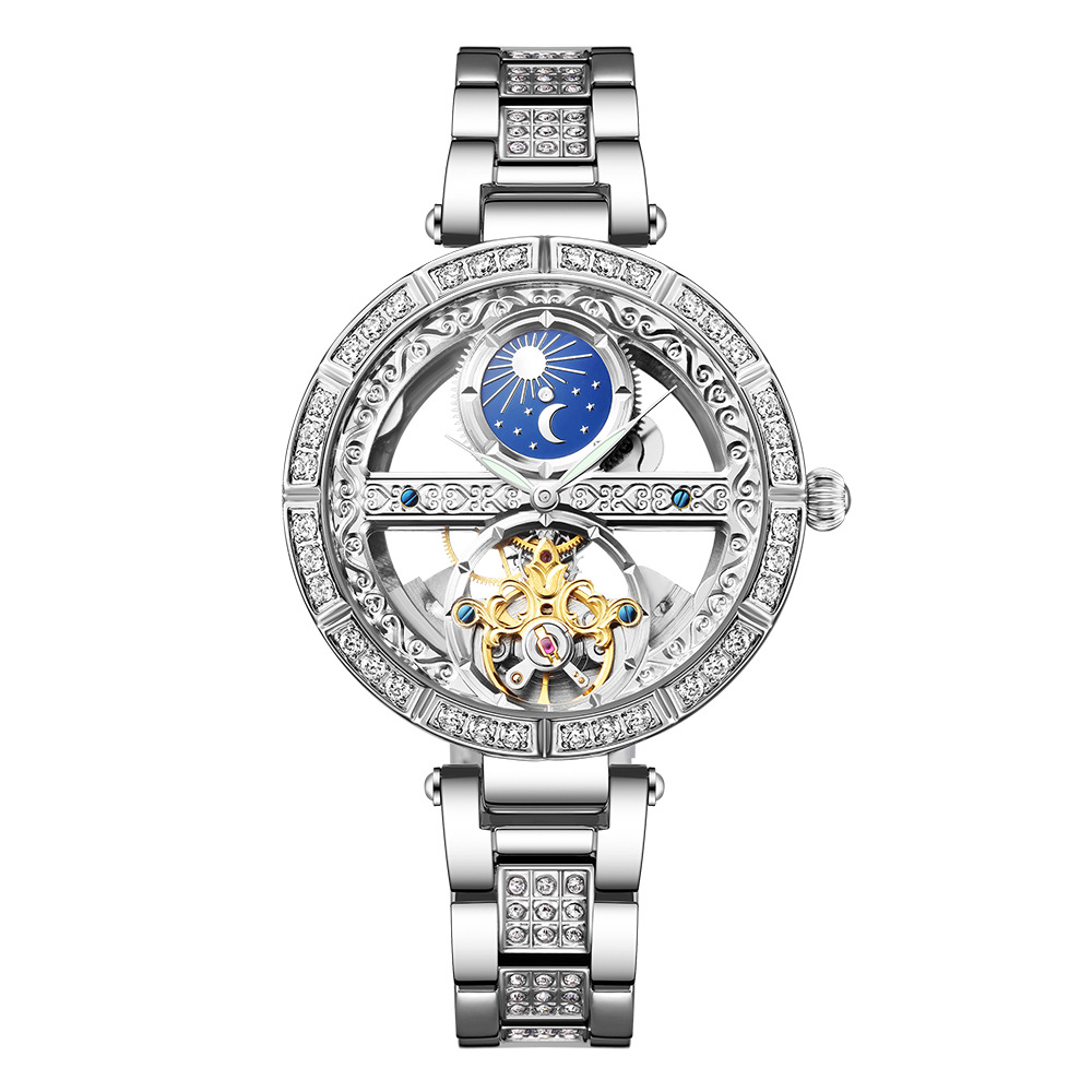 Ladies Watch Automatic Woman L - Skeleton Mechanical Watch incelemesi ve fiyatı