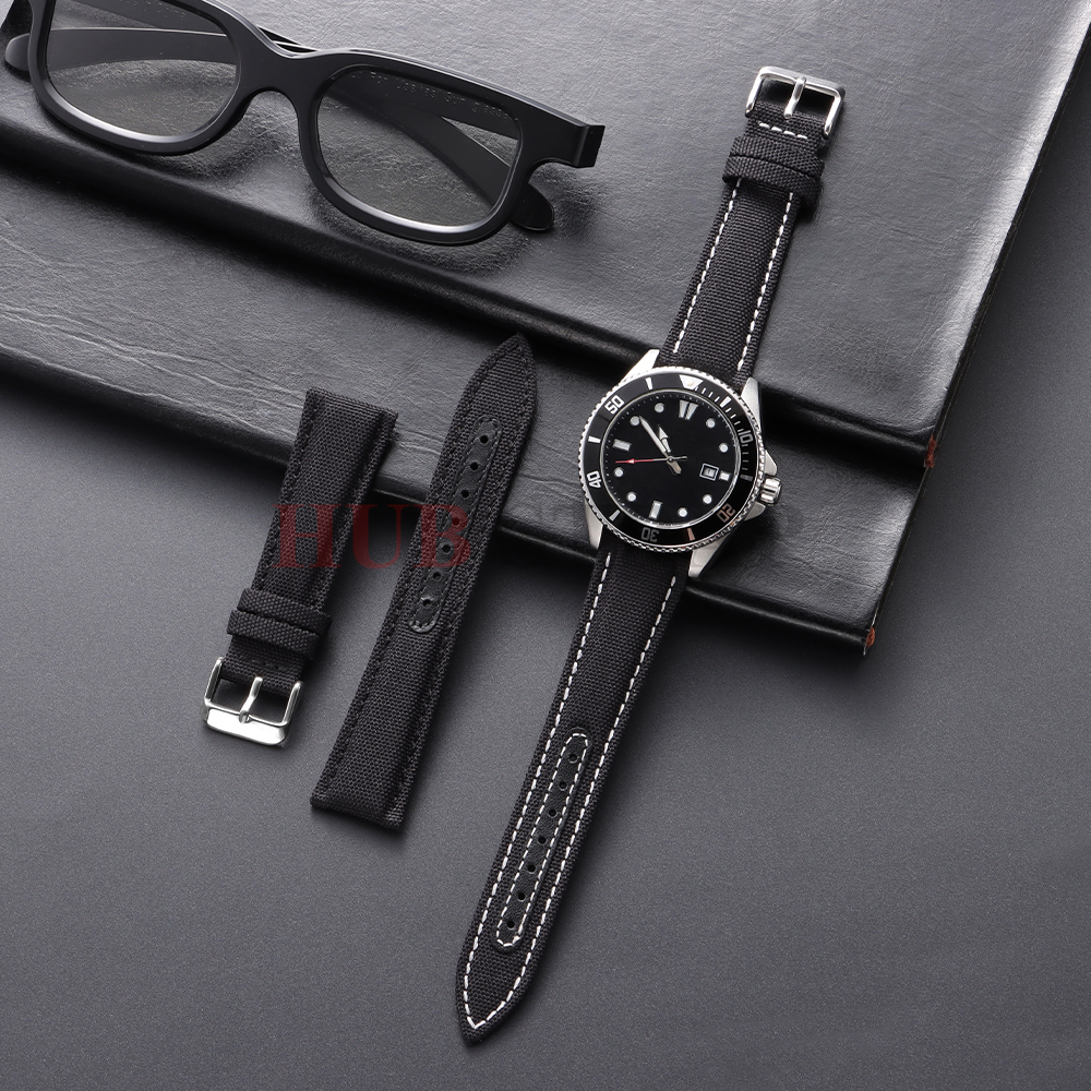 20mm 22mm Nylon Genuine Cowhid - Smartwatch Premium Watches For Men incelemesi ve fiyatı