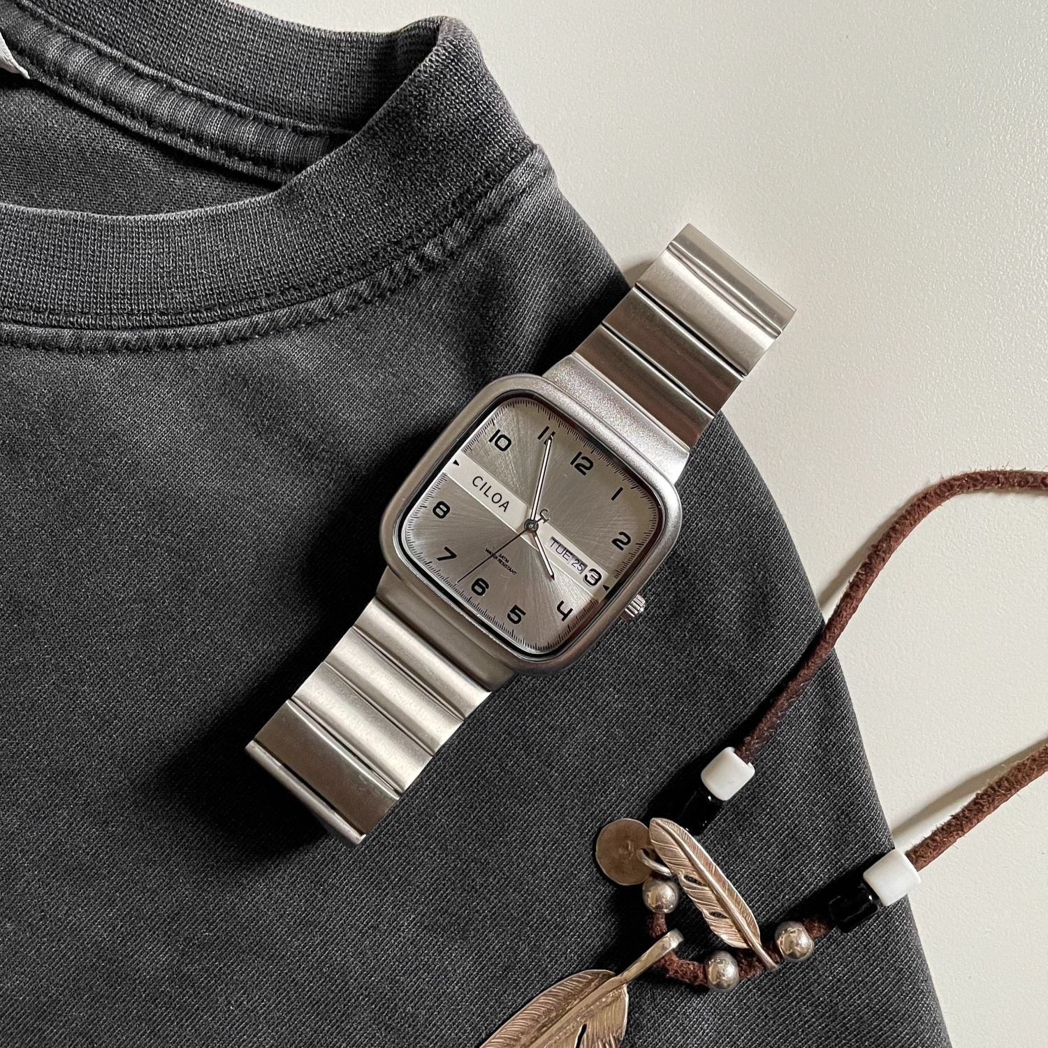 CILOA 2025 New Men's Square Qu - Vintage Digital Watch incelemesi ve fiyatı