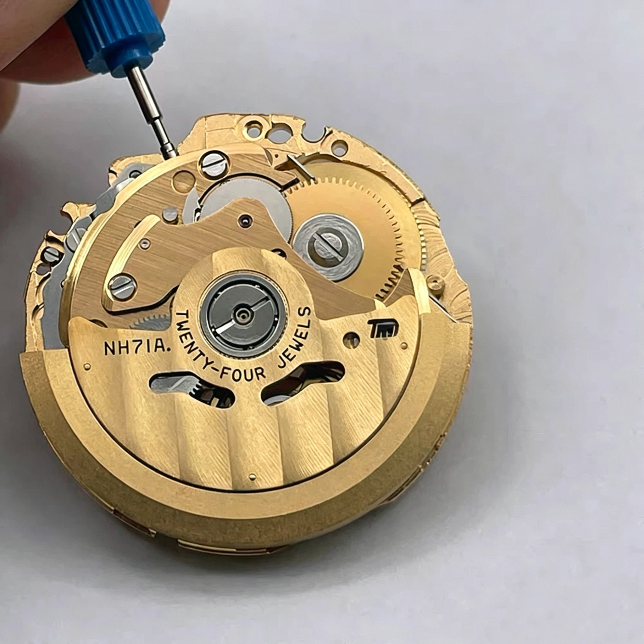 Japan Genuine NH71 Movement Au - Skeleton Mechanical Watch incelemesi ve fiyatı
