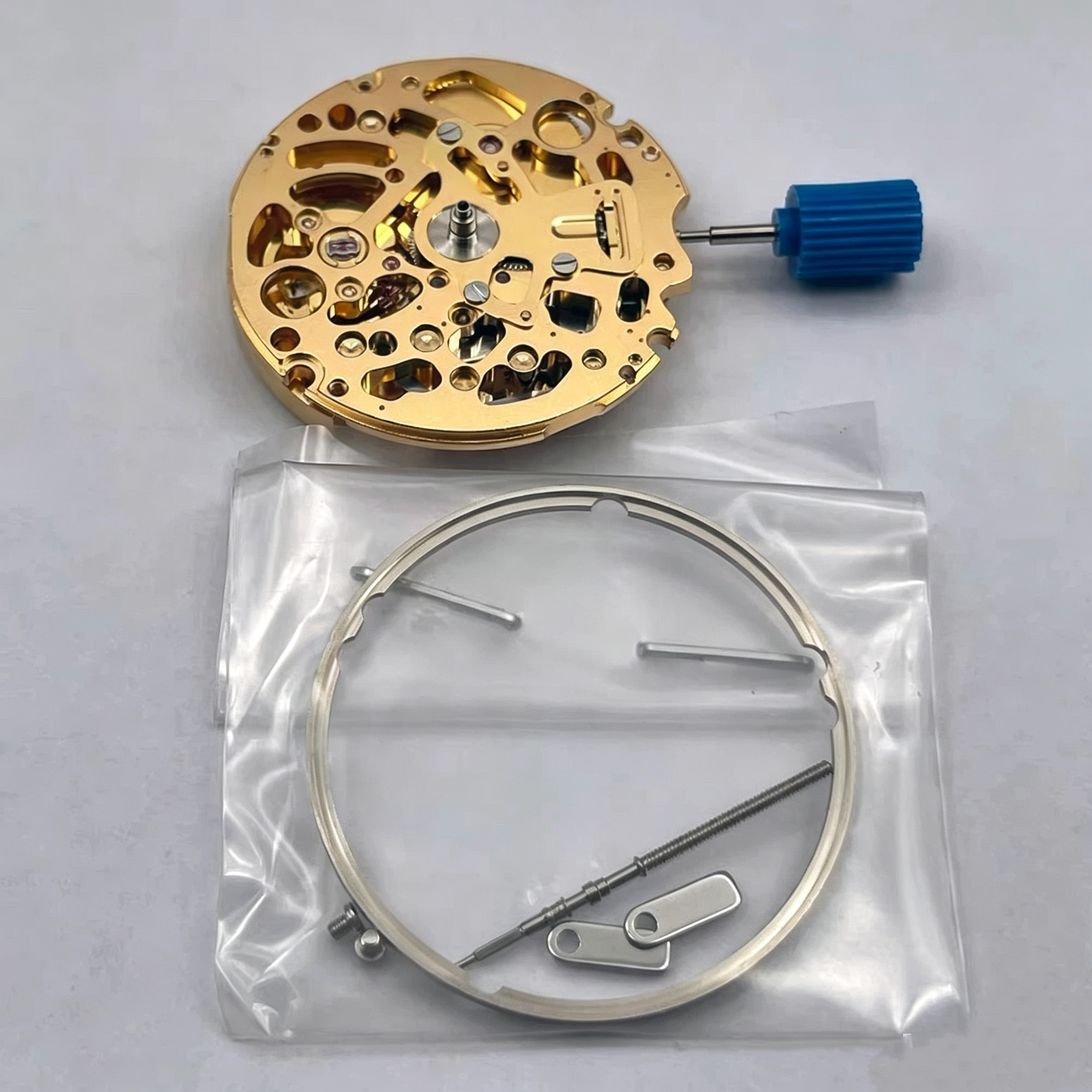 Japan Genuine NH71 Movement Au - Skeleton Mechanical Watch incelemesi ve fiyatı