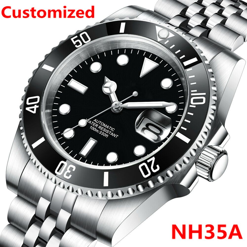 DIY Logo 40MM Dive Watch NH35  - Waterproof Diving Watch incelemesi ve fiyatı