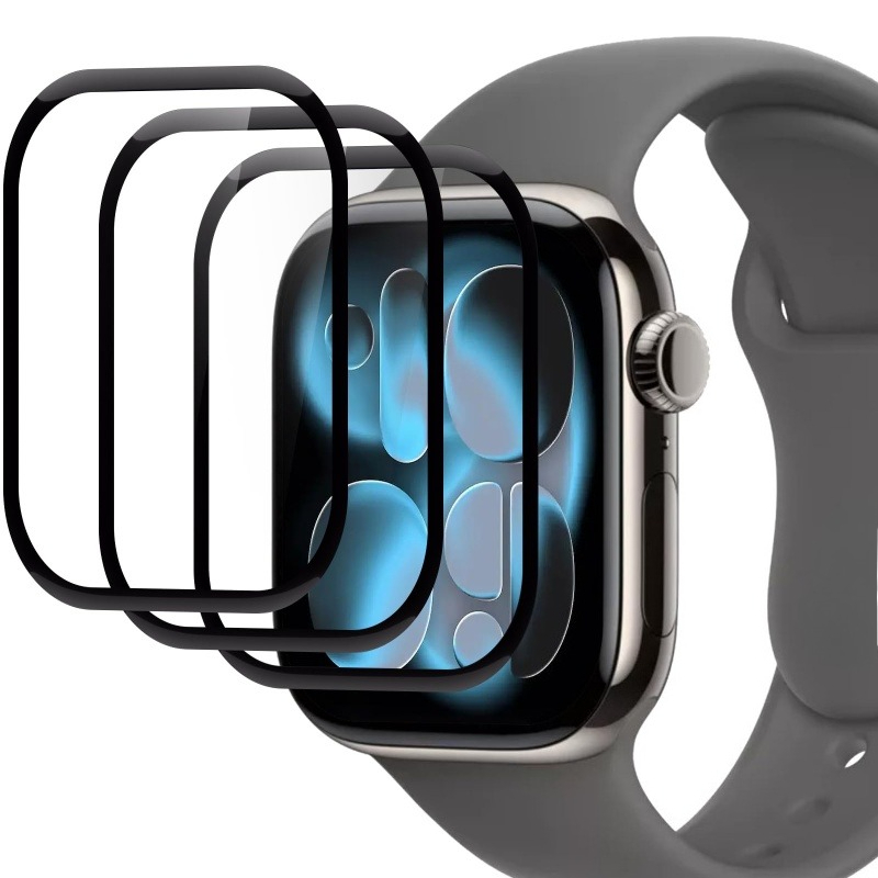 1-4Pcs Full Curved Screen Prot - Iwatch Smartwatch Series 7 incelemesi ve fiyatı