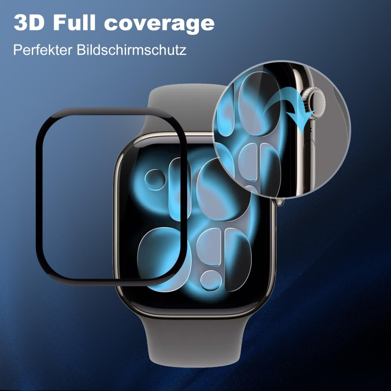 1-4Pcs Full Curved Screen Prot - Iwatch Smartwatch Series 7 incelemesi ve fiyatı