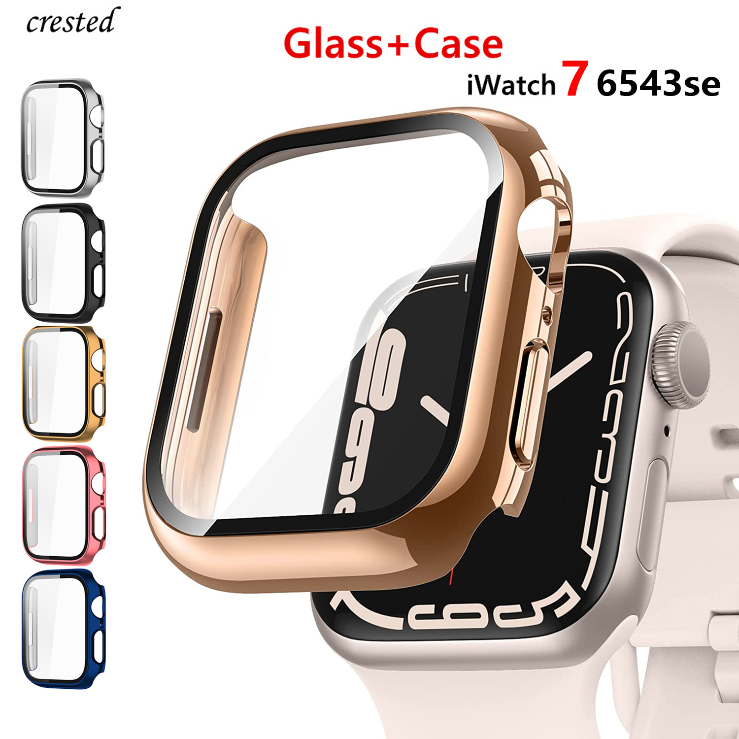 Glass+cover For Apple Watch Ca - Iwatch Smartwatch Series 7 incelemesi ve fiyatı