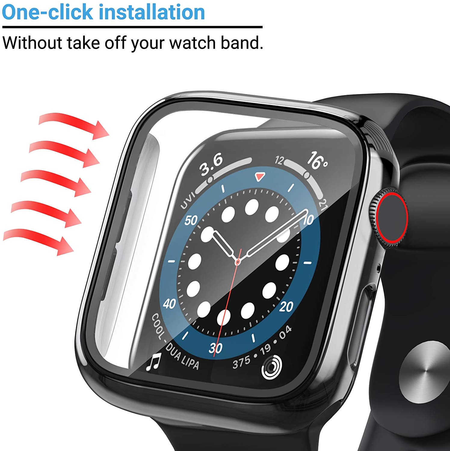 Glass+cover For Apple Watch Ca - Iwatch Smartwatch Series 7 incelemesi ve fiyatı