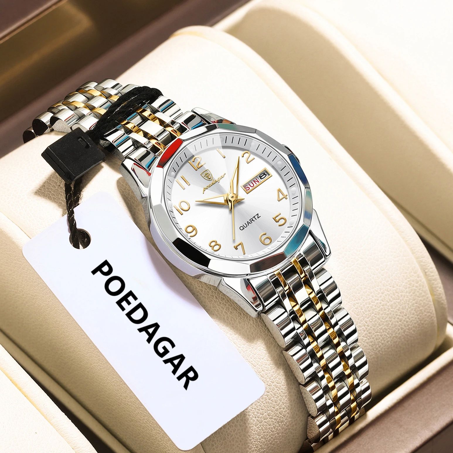 POEDAGAR Elegant Quartz Ladies - Waterproof Diving Watch incelemesi ve fiyatı