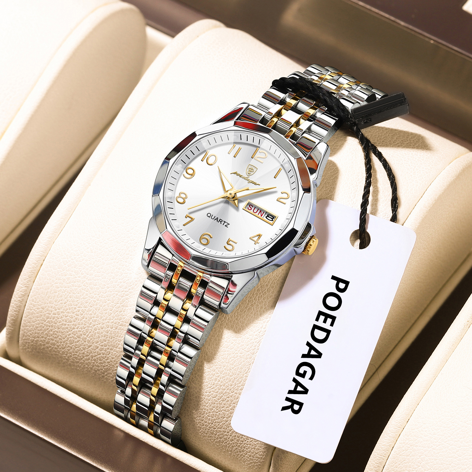 POEDAGAR Elegant Quartz Ladies - Waterproof Diving Watch incelemesi ve fiyatı