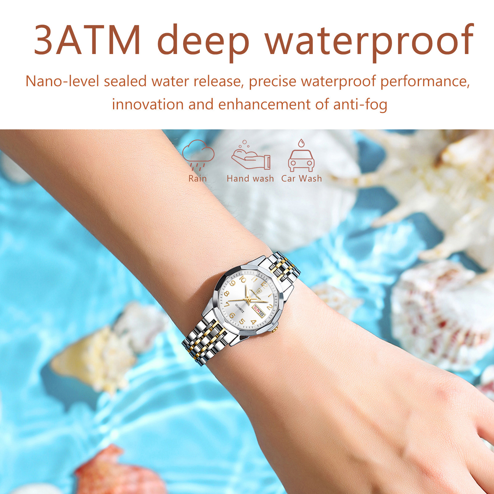 POEDAGAR Elegant Quartz Ladies - Waterproof Diving Watch incelemesi ve fiyatı