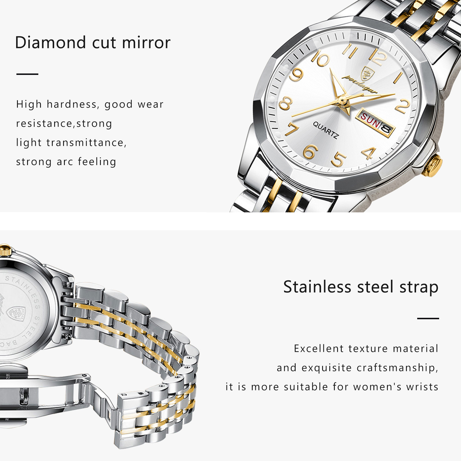 POEDAGAR Elegant Quartz Ladies - Waterproof Diving Watch incelemesi ve fiyatı
