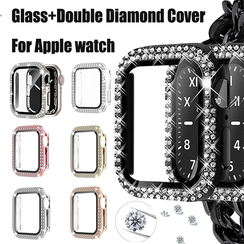 Glass+Diamond Cover For Apple  - Iwatch Smartwatch Series 7 incelemesi ve fiyatı