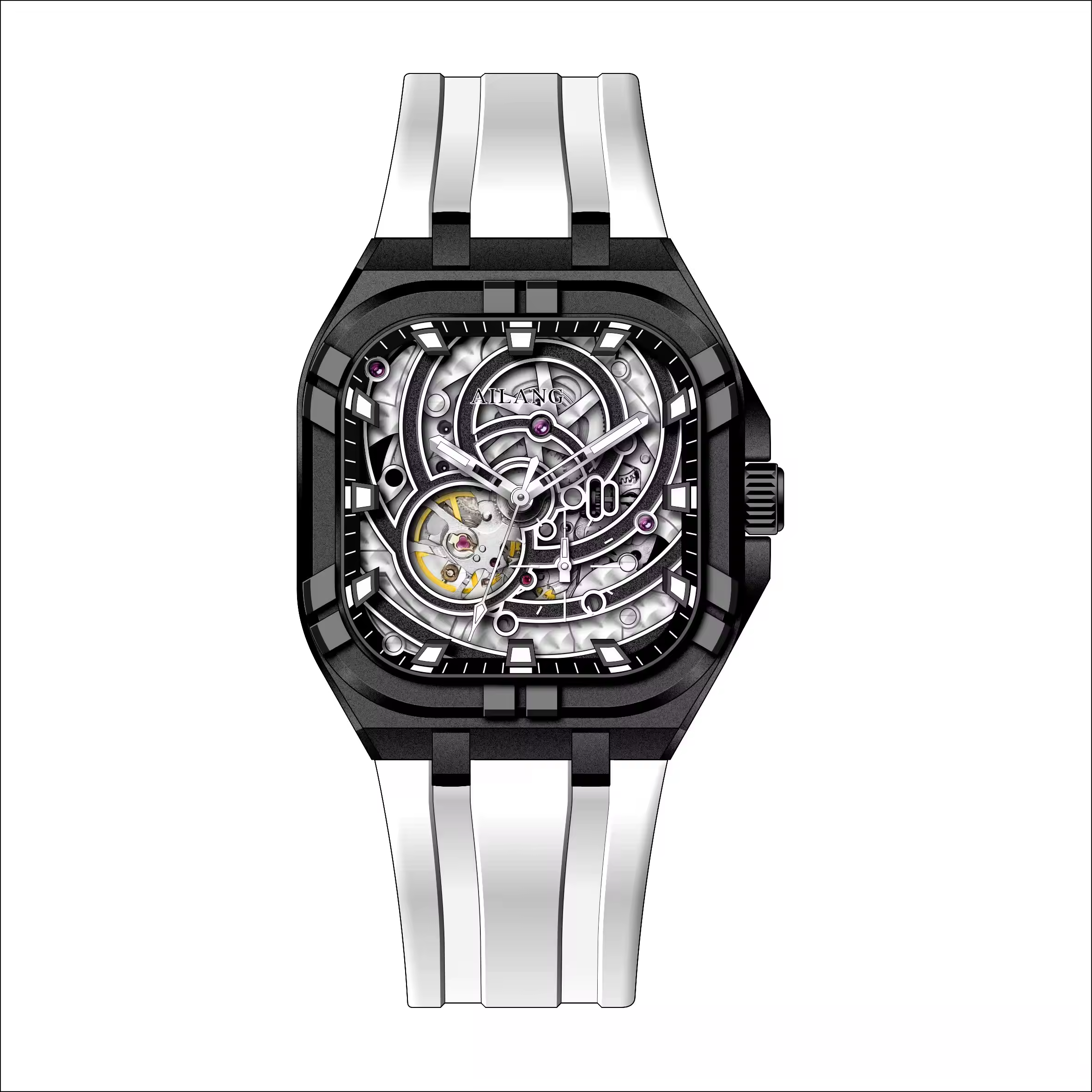 High Quality Newest Customized - Skeleton Mechanical Watch incelemesi ve fiyatı