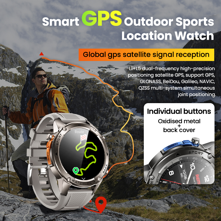 Outdoor Military-Grade GPS Sma - Waterproof Diving Watch incelemesi ve fiyatı
